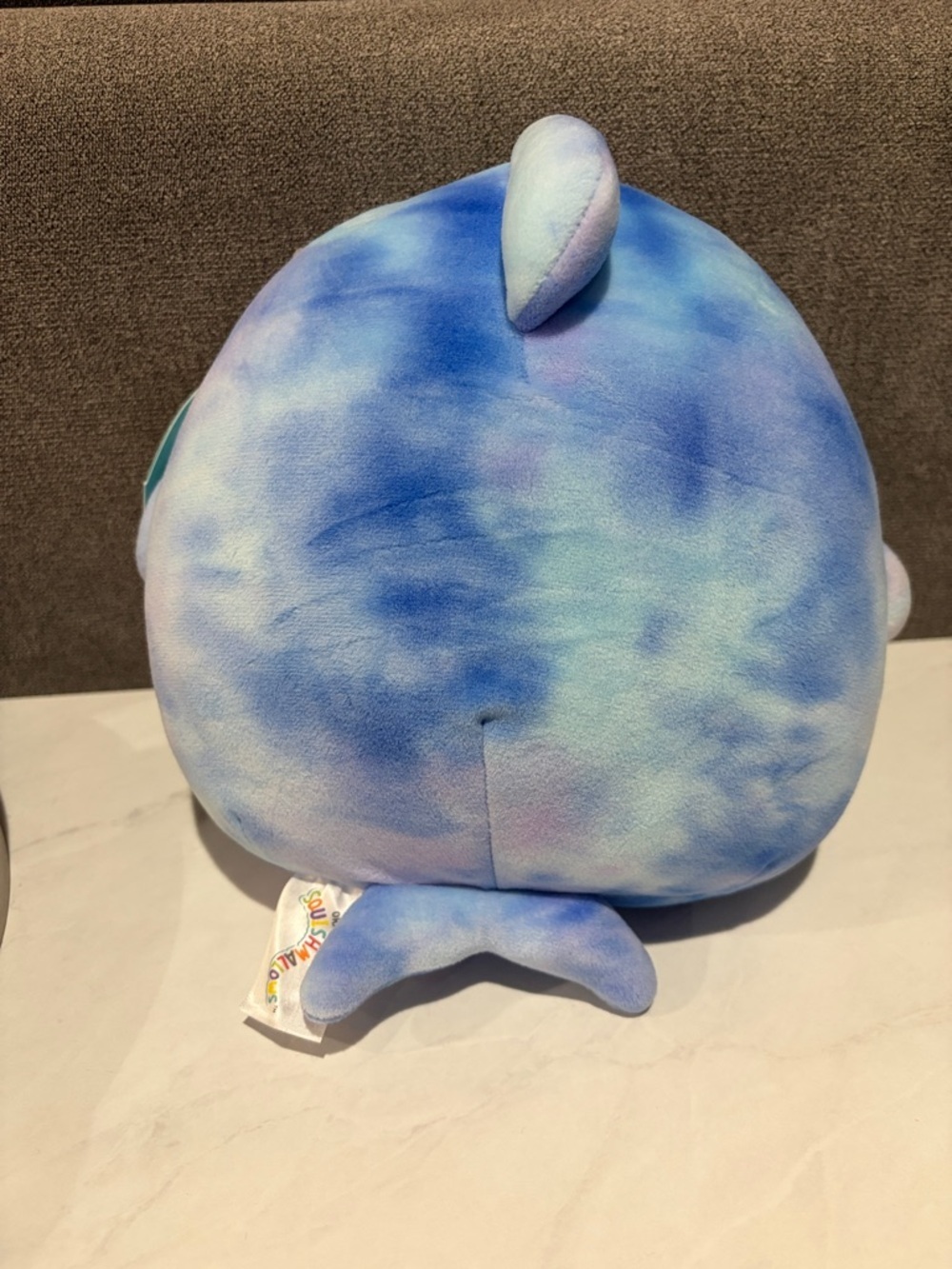 Squishmallows Blue Purple Tie-Dye Whale Plush - Picture 3 of 4